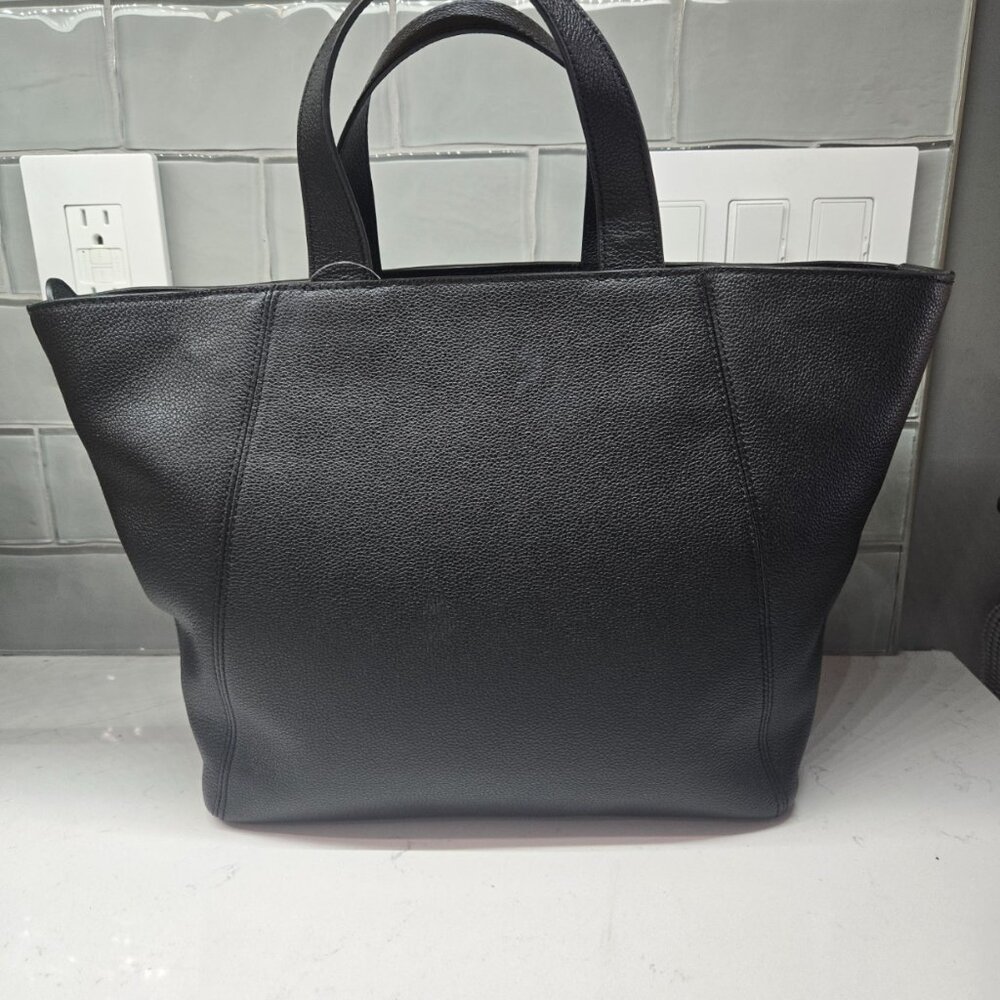 NEW Kate Spade Rosie Satchel Pebbled Leather Black Bag w/ Coin Purse - Picture 5 of 8
